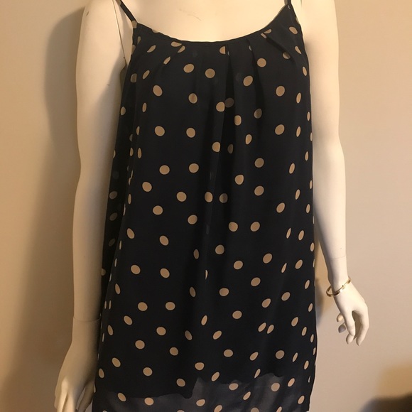 Blue polka-dot tunic - Picture 1 of 3